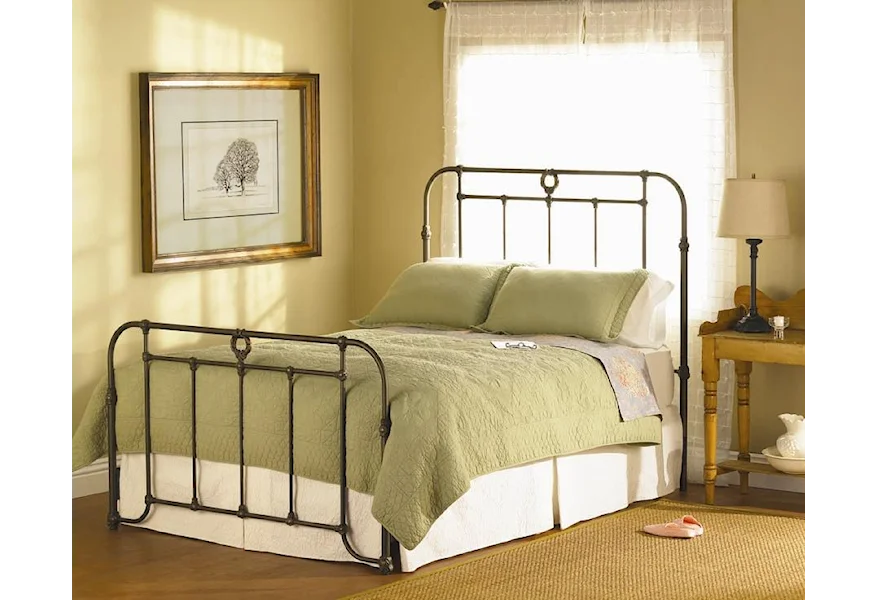 Iron Beds King Wellington Iron Bed by Wesley Allen at Baer's Furniture