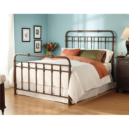 King Complete Laredo Headboard and Footboard Bed