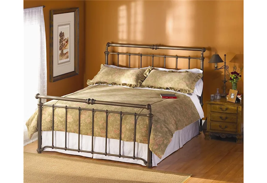 Iron Beds Sheffield Sleigh Bed by Wesley Allen at Baer's Furniture