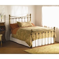 King Headboard and Footboard Iron Bed