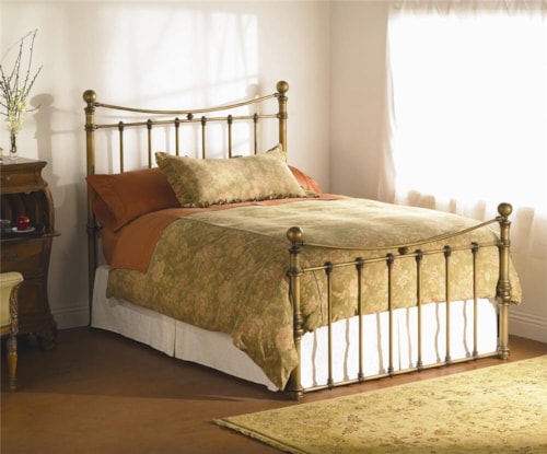 Queen Headboard and Footboard Iron Bed