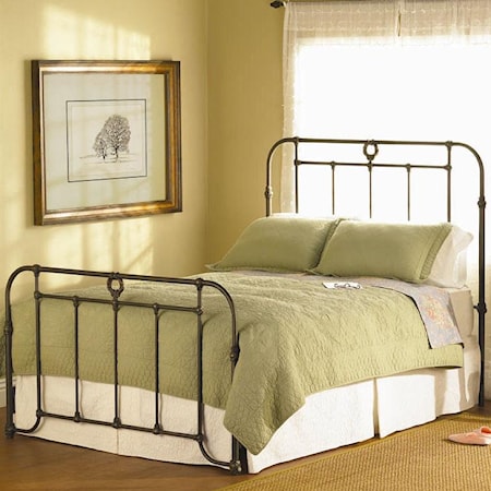 Iron Headboard and Footboard Bed