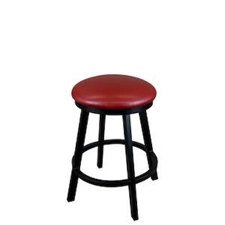 26" Counter Height Backless Swivel Stool