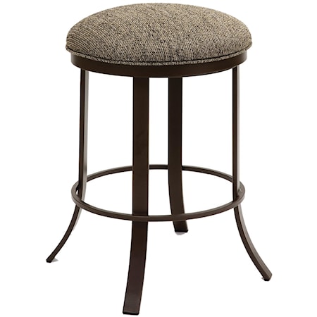 26" Counter Height Backless Swivel Stool