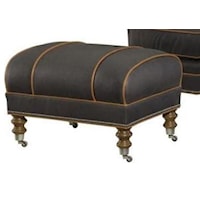 Hartwell Leather Ottoman