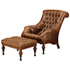 Wesley Hall Accent Chairs and Ottomans Irving Chair and Ottoman