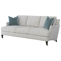 Thames Customizable Fabric Sofa with Casters