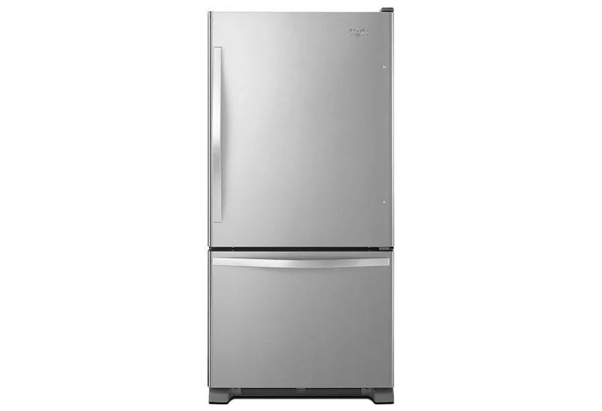 Bottom Freezer Refrigerators 22 cu. ft. Bottom-Freezer Refrigerator with  by Whirlpool at Westrich Furniture & Appliances