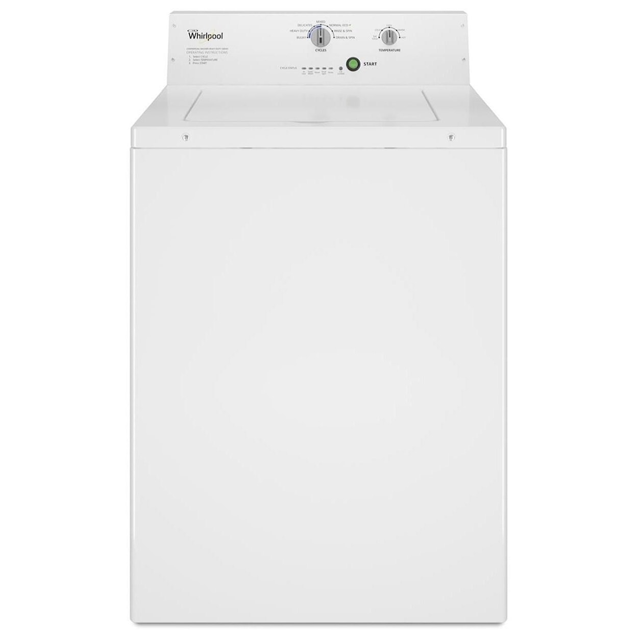 Whirlpool Commercial Washers Commercial Top-Load Washer, Non-Vend