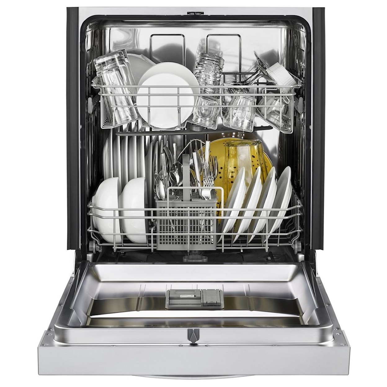 Whirlpool Dishwashers - Whirlpool Quiet Dishwasher with Stainless Steel Tub