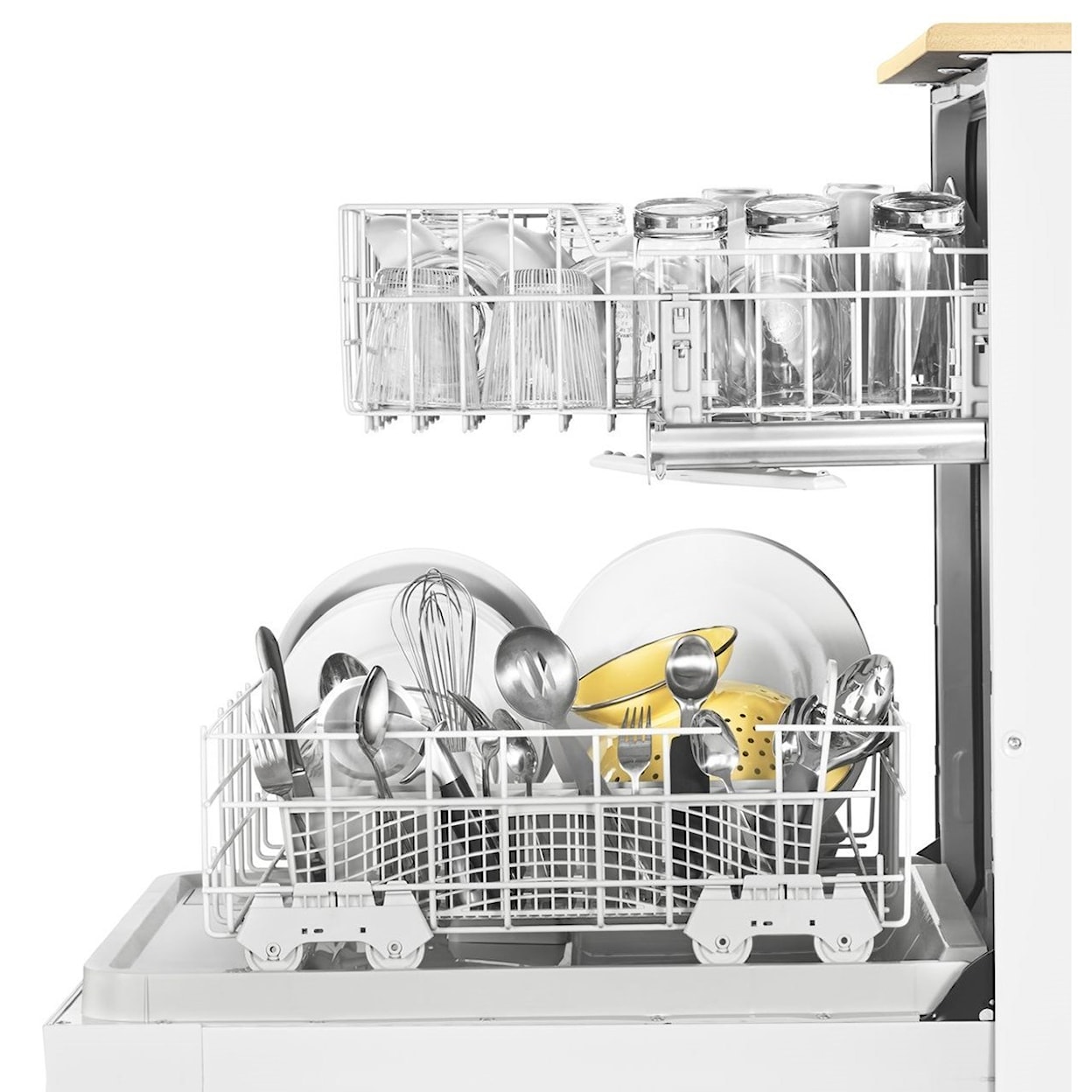 Whirlpool Dishwashers - Whirlpool Heavy-Duty Dishwasher with 1-Hour Wash Cycle