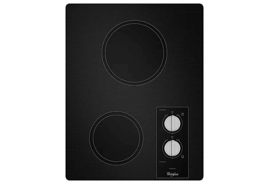 Electric Cooktops - Whirlpool Easy Wipe Ceramic Glass Cooktop by Whirlpool at Furniture and ApplianceMart