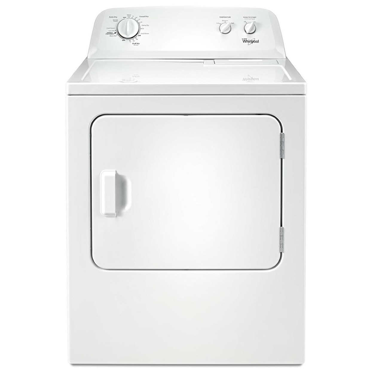 Whirlpool Electric Front Load Dryers 7.0 cu. ft. Top Load Paired Dryer