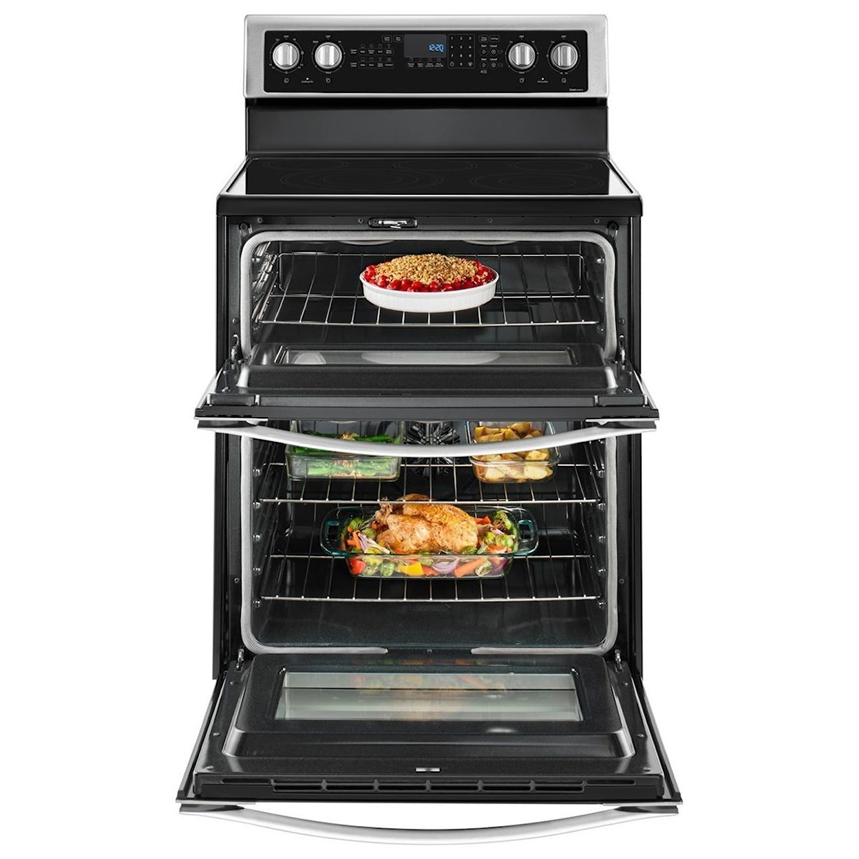 Whirlpool Electric Ranges 6.7 Cu. Ft. Electric Double Oven Range with 