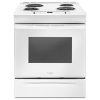 4.8 cu. ft. Coil Electric Range with Guided Cooktop Controls