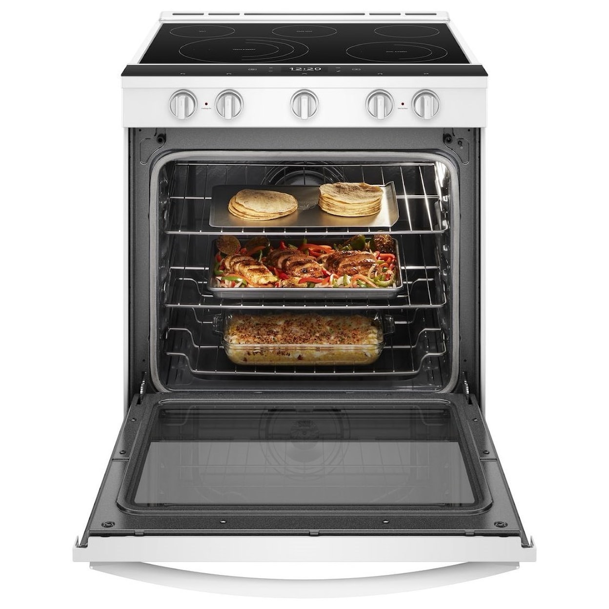 Whirlpool Electric Ranges 6.4 Cu. Ft. Smart Slide-in Electric Range