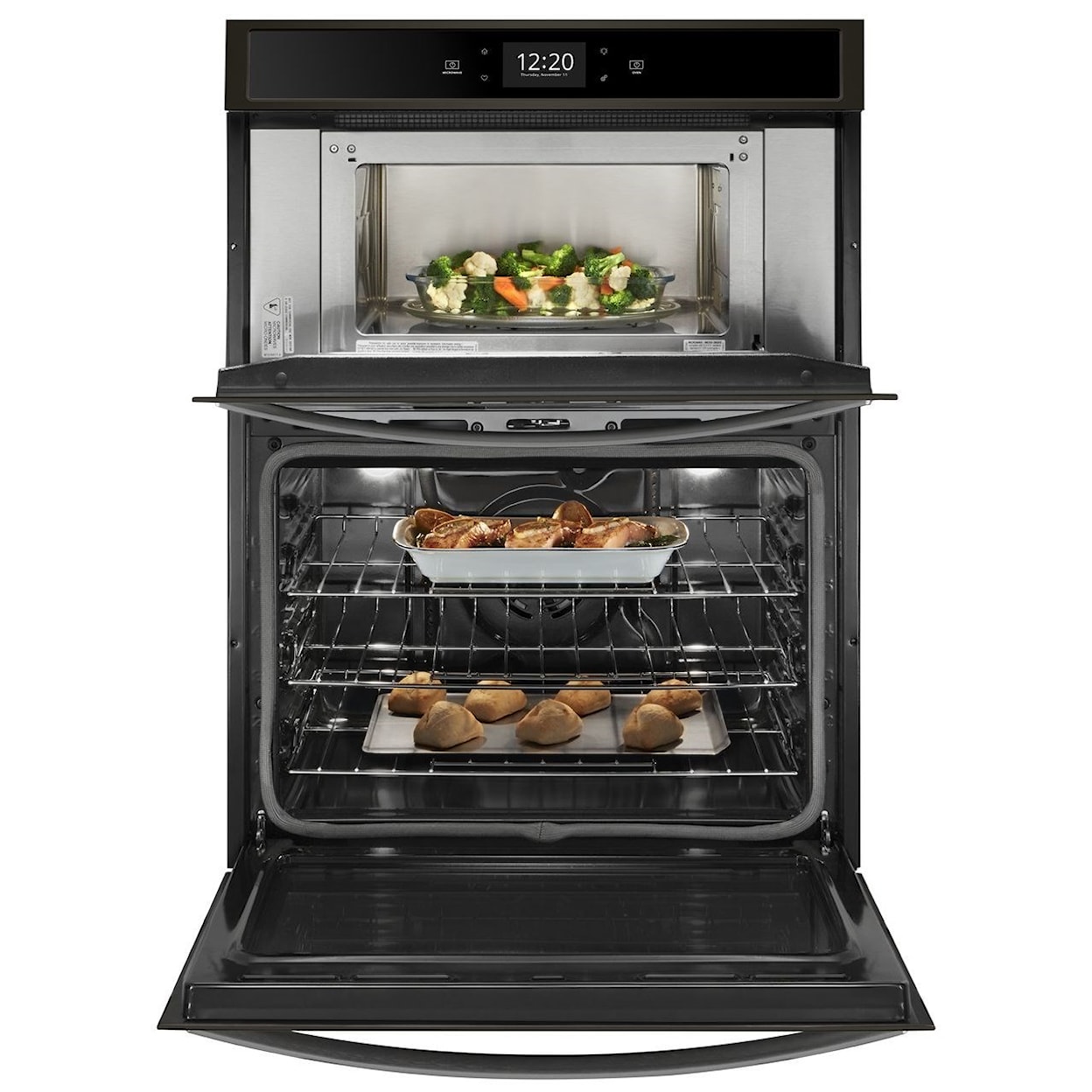 Whirlpool Electric Wall Ovens - Whirlpool 5.7 Cu. Ft. Smart Combination Wall Oven