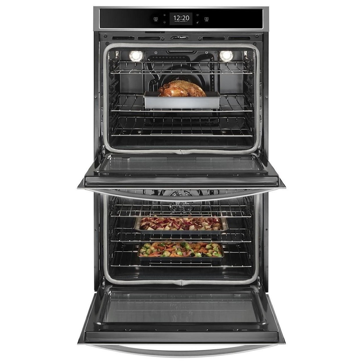 Whirlpool Electric Wall Ovens - Whirlpool 8.6 cu. ft. Smart Double Wall Oven