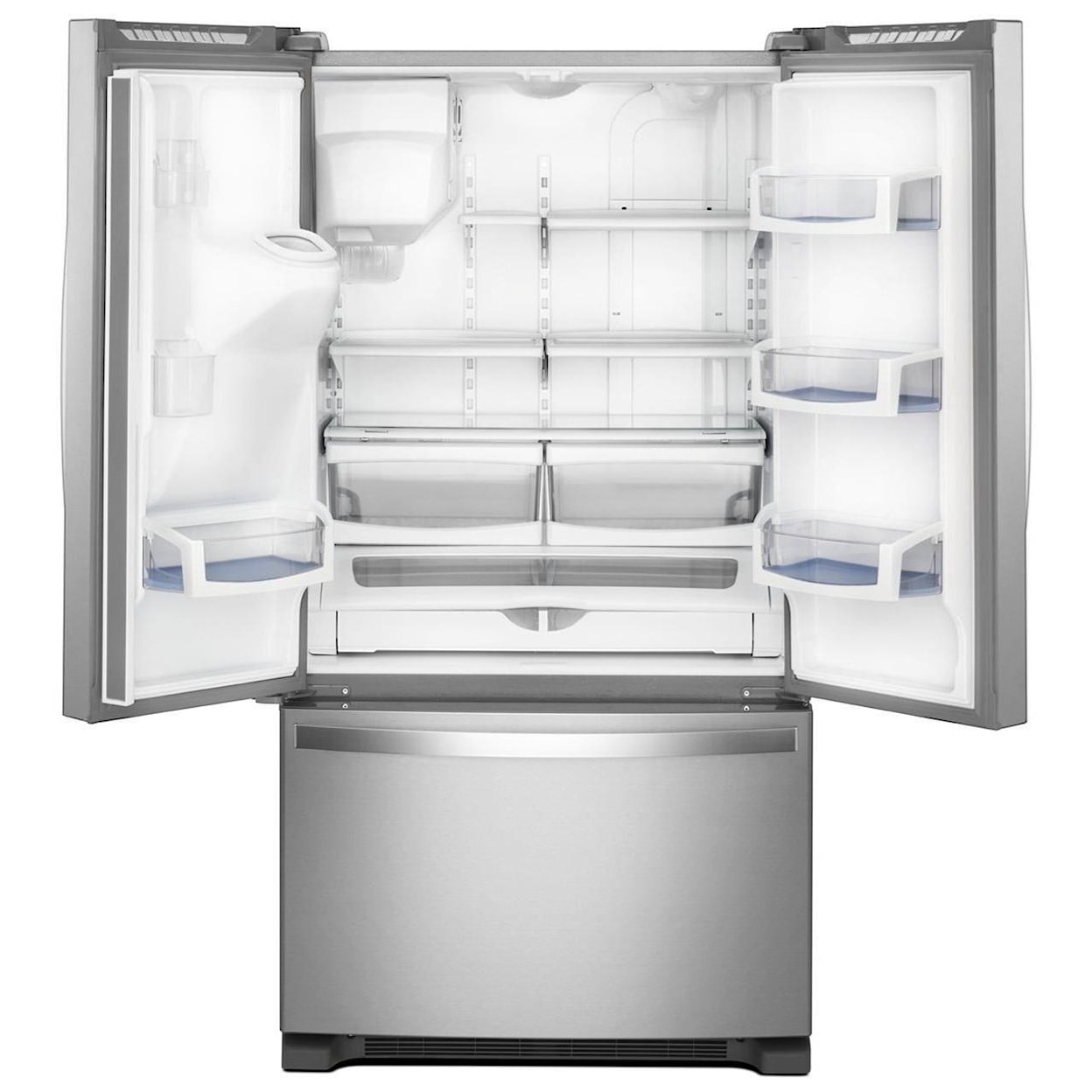 Whirlpool French Door Refrigerators 20 Cu. Ft. Counter-Depth French Door Fridge