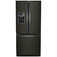 30-inch Wide French Door Refrigerator - 20 cu. ft. Fingerprint Resistant Black Stainless Steel