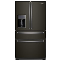 36-inch Wide 4-Door Refrigerator with Exterior Drawer - 26 cu. ft.