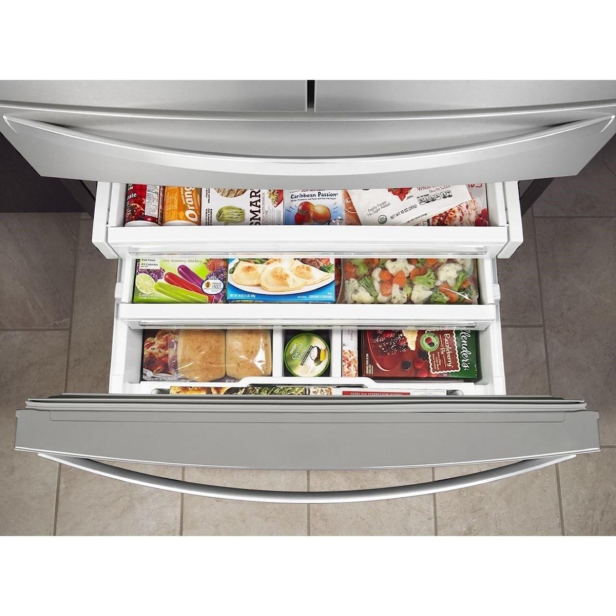 Whirlpool French Door Refrigerators 26 Cu. Ft. 36" Wide 4-Door Refrigerator