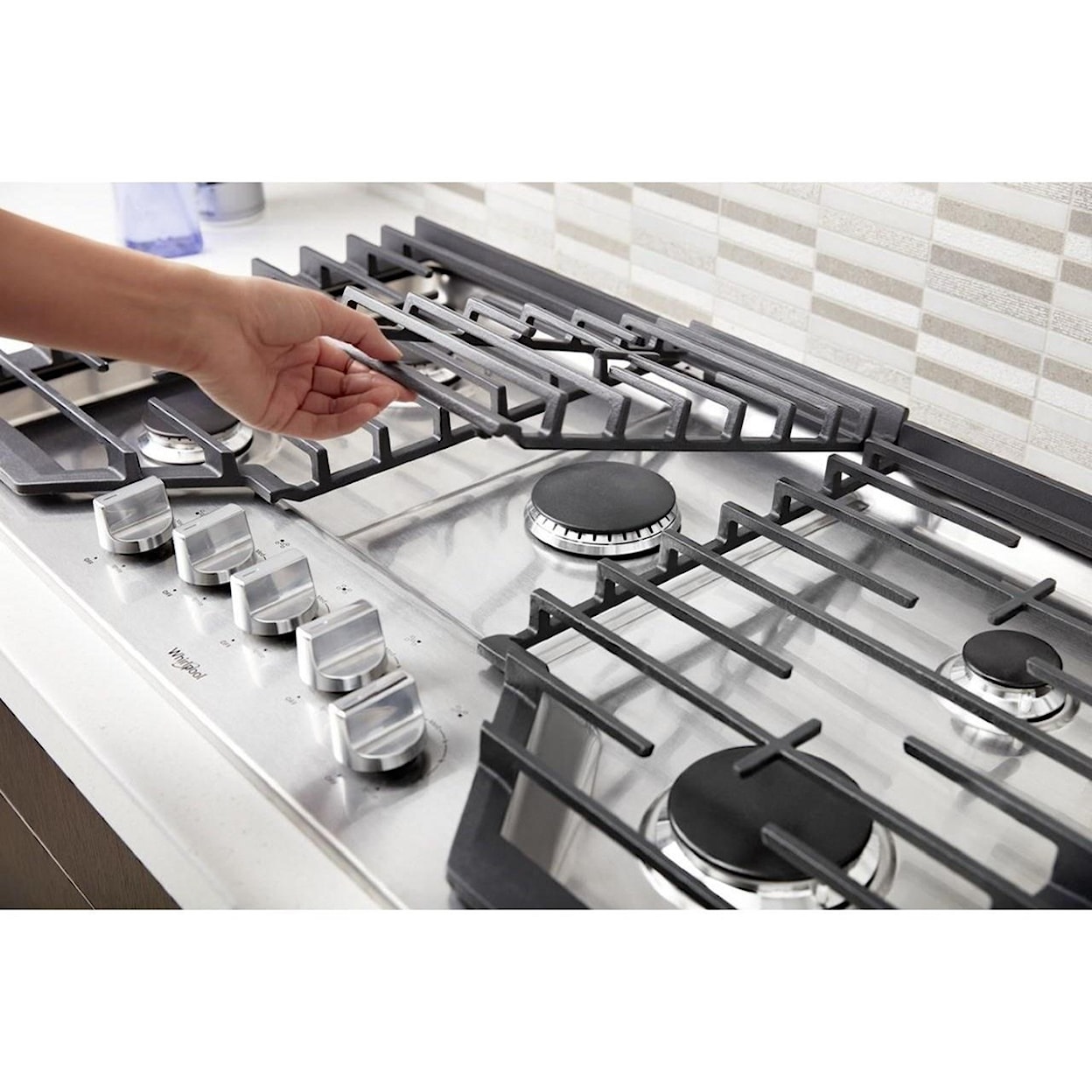 Whirlpool Gas Cooktops 36" Gas Cooktop with Griddle