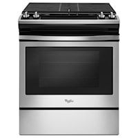 5.0 cu. ft. Front Control Gas Range with cast-iron grates