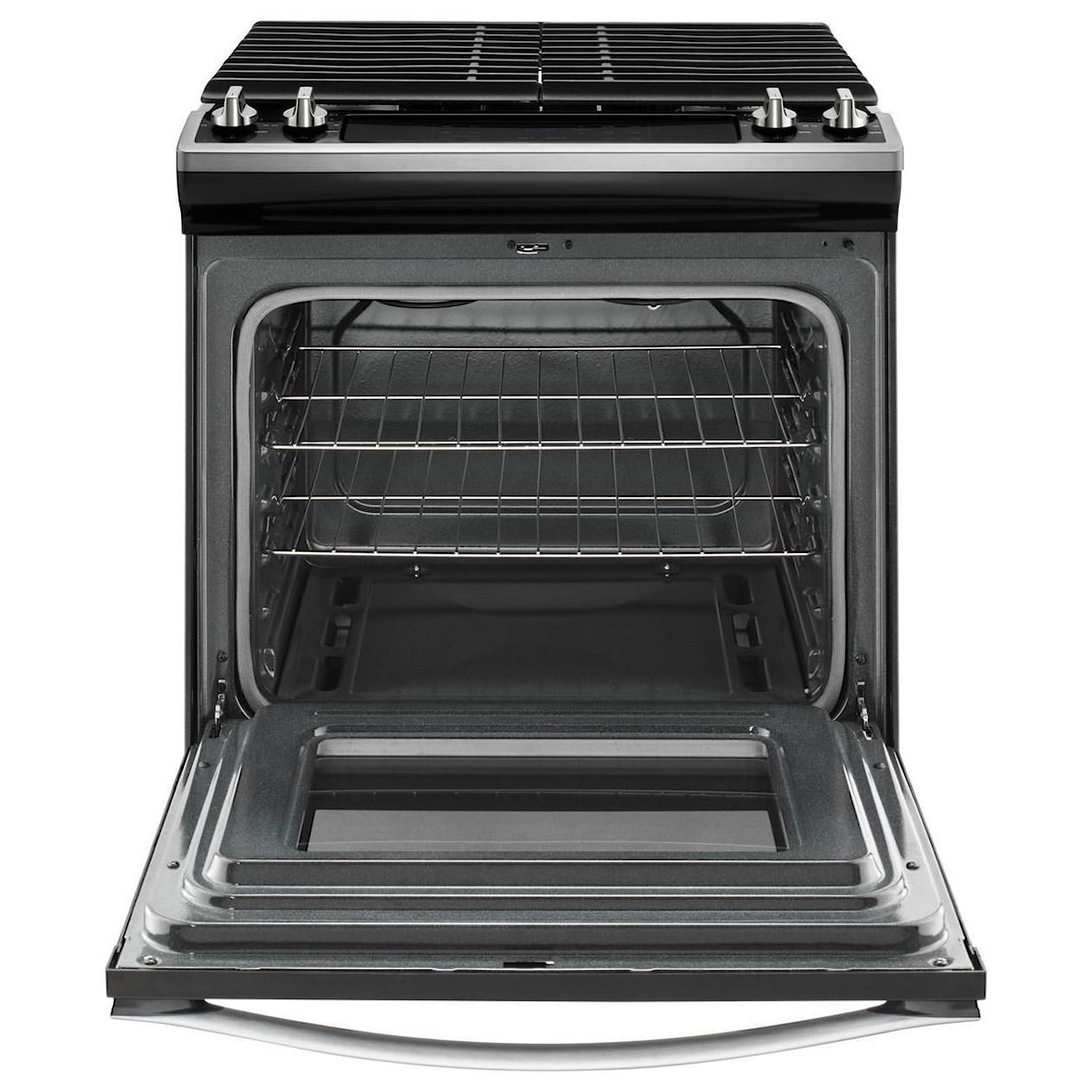 Whirlpool Gas Ranges 5.0 cu. ft. Front Control Slide-In Gas Range