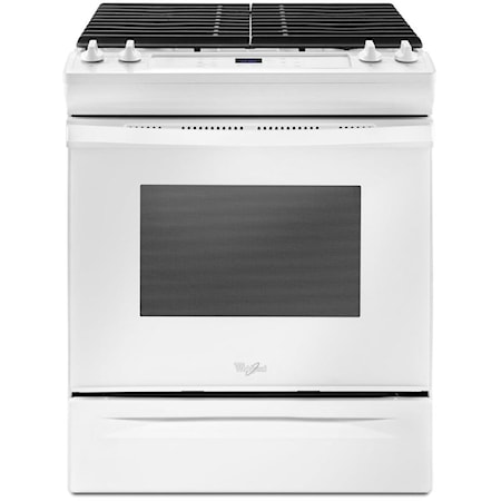 5.0 cu. ft. Front Control Gas Range with cast-iron grates