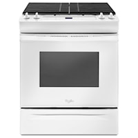 5.0 cu. ft. Front Control Gas Range with cast-iron grates