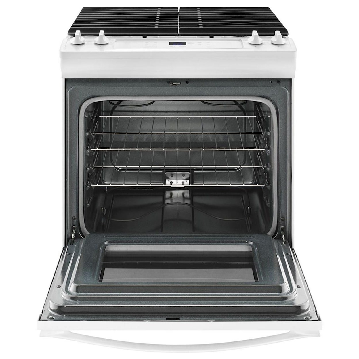 Whirlpool Gas Ranges 5.0 cu. ft. Front Control Slide-In Gas Range