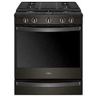 5.8 Cu. Ft. Smart Slide-in Gas Range with EZ-2-Lift™ Hinged Cast-iron Grates