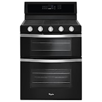 6.0 Cu. Ft. Gas Double Oven Range with Center Oval Burner