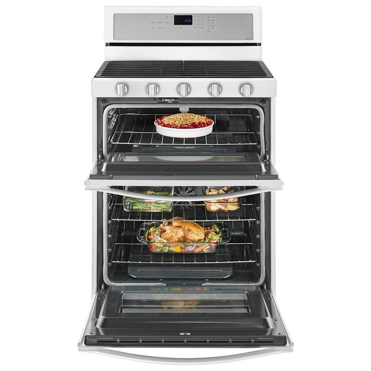 Whirlpool Gas Ranges 6.0 Cu. Ft. Gas Double Oven Range