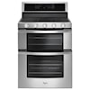 Whirlpool Gas Ranges 6.0 Cu. Ft. Gas Double Oven Range