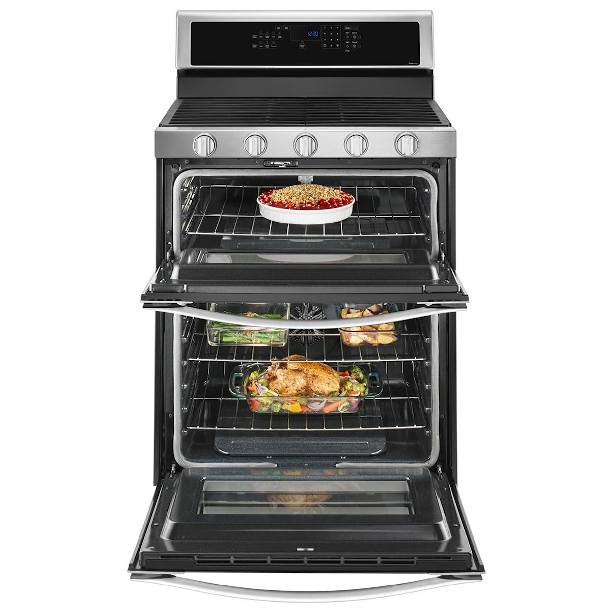 Whirlpool Gas Ranges 6.0 Cu. Ft. Gas Double Oven Range