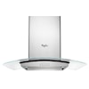 Whirlpool Hood and Vent 36" Convertible Glass Kitchen Range Hood