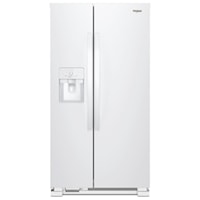 36-inch Wide Side-by-Side Refrigerator - 25 cu. ft.