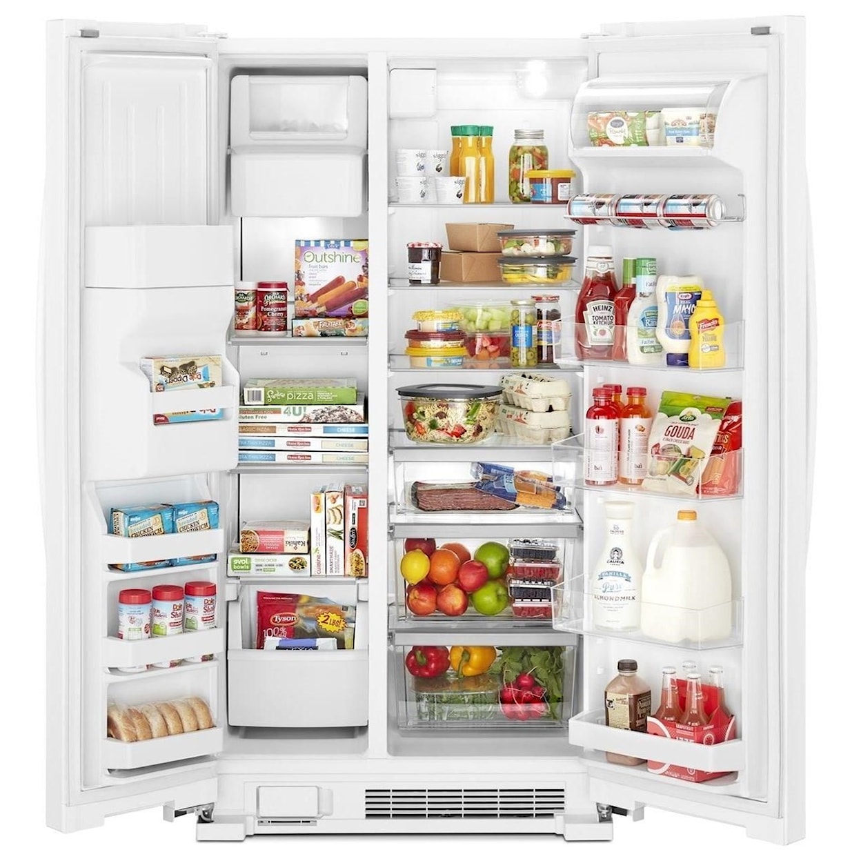 Whirlpool Side by Side Refrigerators 25 Cu. Ft. Side-by-Side Refrigerator