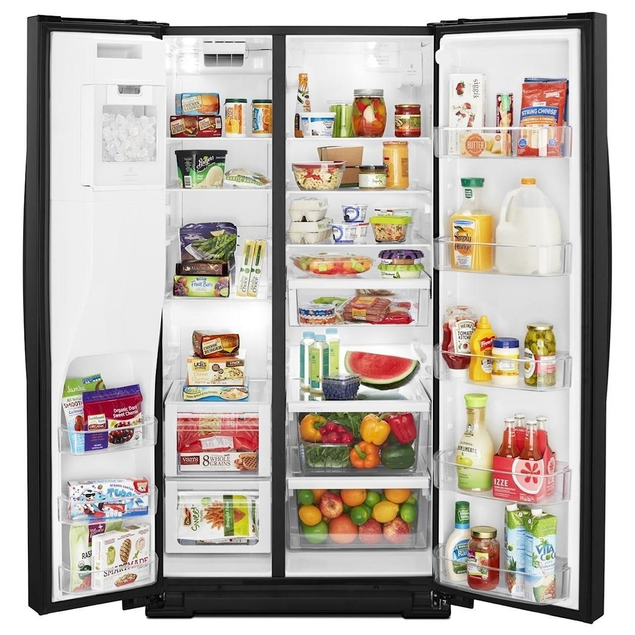 Whirlpool Side by Side Refrigerators 36-inch Wide Side-by-Side Refrigerator