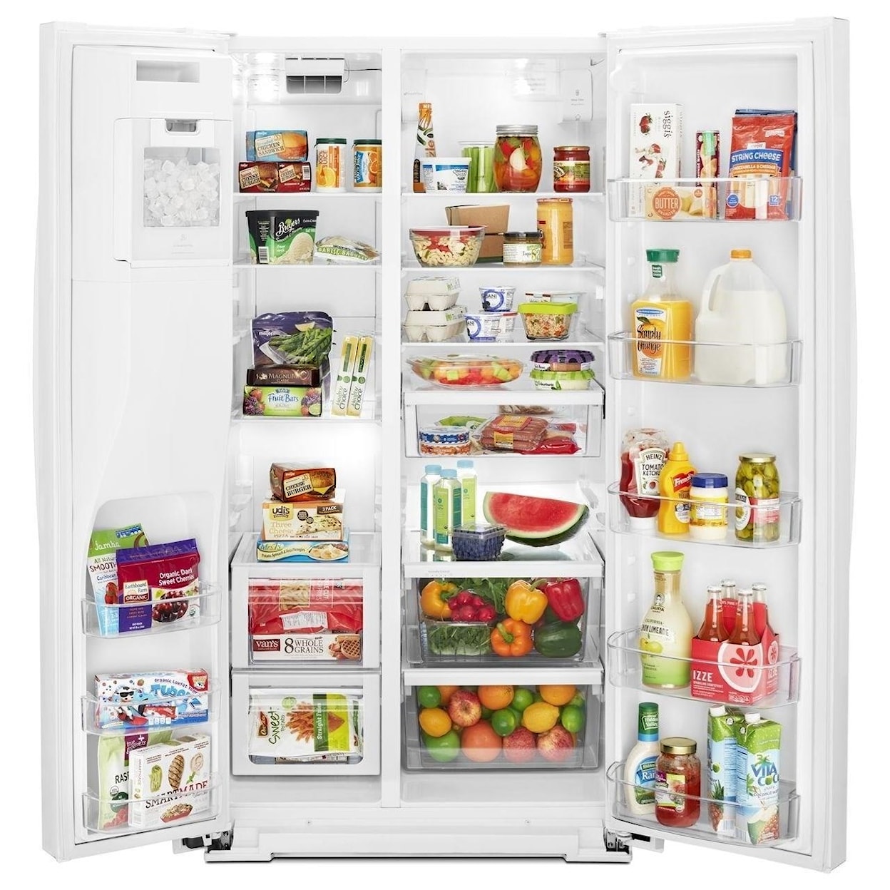 Whirlpool Side by Side Refrigerators 36-inch Wide Side-by-Side Refrigerator