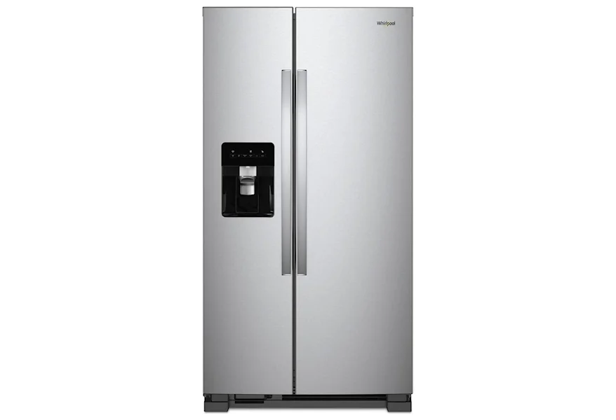 Side-By-Side Refrigerators 36" Wide Side-by-Side Refrigerator by Whirlpool at Furniture Fair - North Carolina
