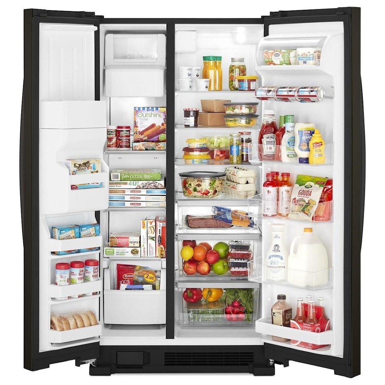 Whirlpool Side-By-Side Refrigerators 21 Cu. Ft. 33" Side-by-Side Refrigerator