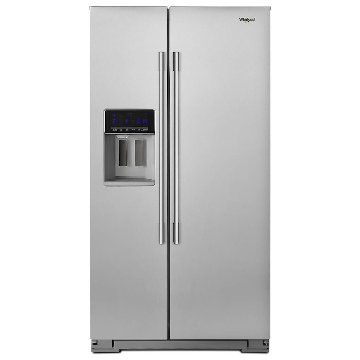 Whirlpool Side-By-Side Refrigerators 36" Contemporary Handle Counter Depth Fridge