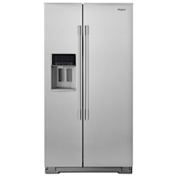 36-inch Wide Contemporary Handle Counter Depth Side-by-Side Refrigerator - 21 cu. ft.