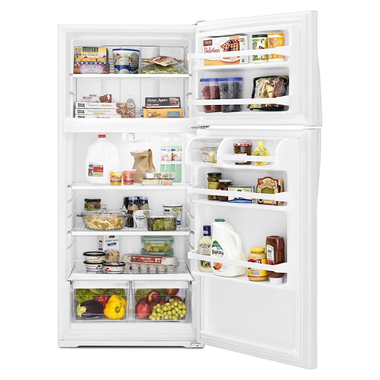 Whirlpool Top Mount Refrigerators 16 Cu. Ft. Top-Freezer Refrigerator