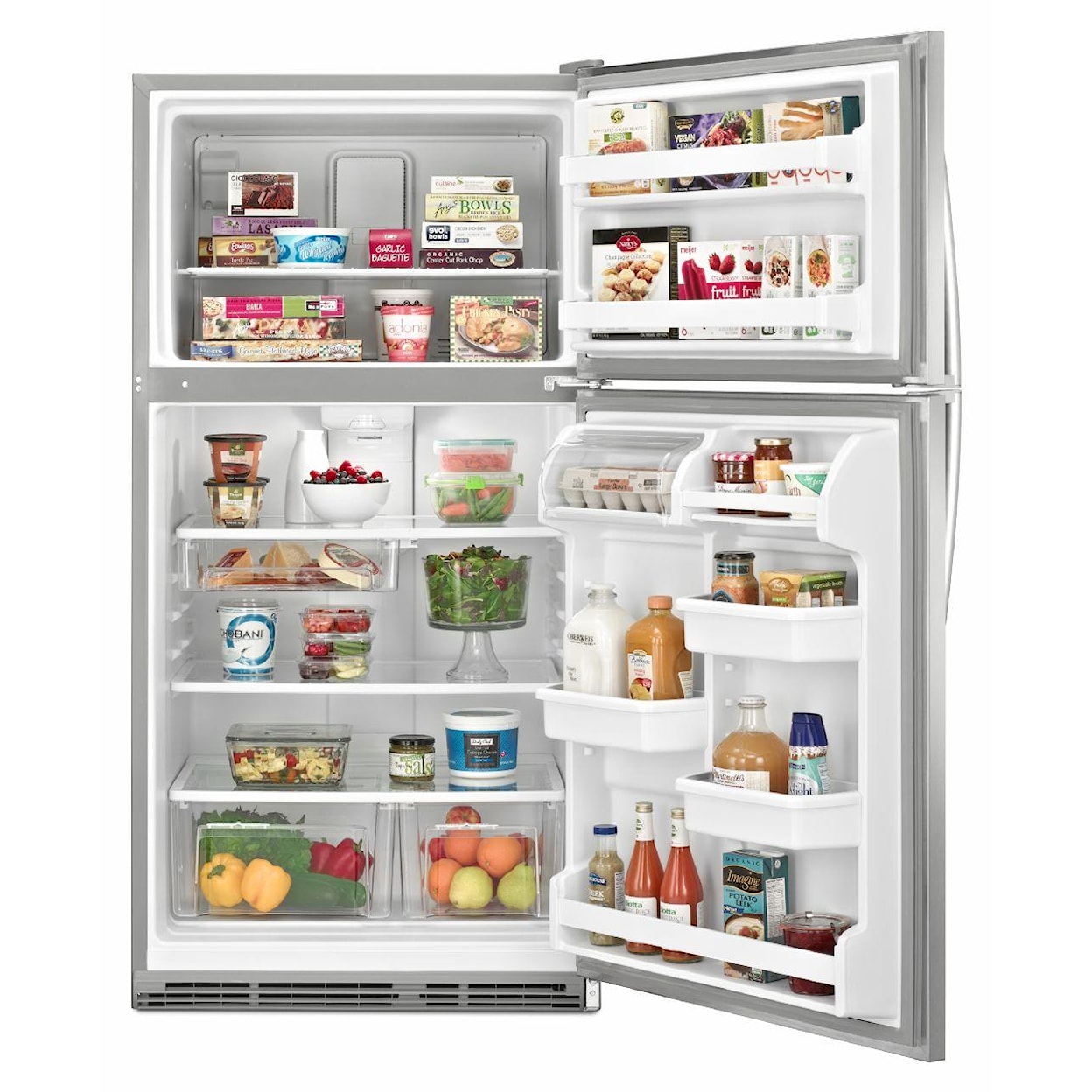 Whirlpool Top Mount Refrigerators 21 Cu. Ft. Top-Freezer Refrigerator