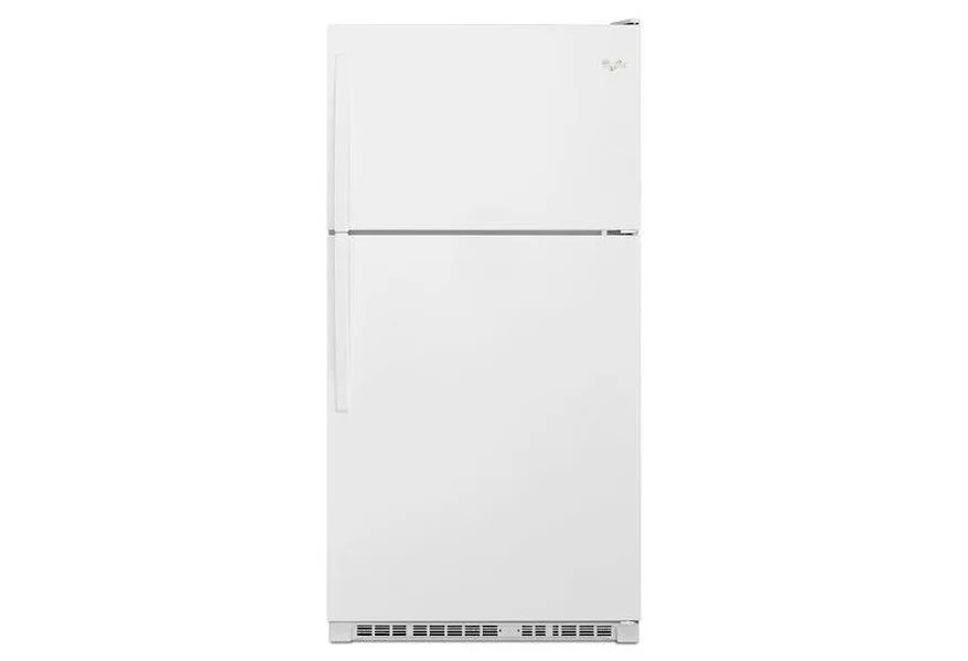 Top Mount Refrigerators 21 Cu. Ft. Top-Freezer Refrigerator by Whirlpool at Furniture and ApplianceMart