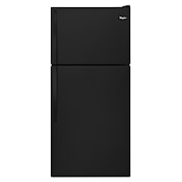 18 cu. ft., 30-Inch Top-Freezer Refrigerator with Factory-Installed Icemaker - 18 cu. ft.